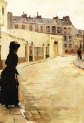 Jean Beraud Waiting oil painting